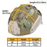Helmet MOLLE cover with counterweight