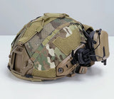 Helmet MOLLE cover with counterweight