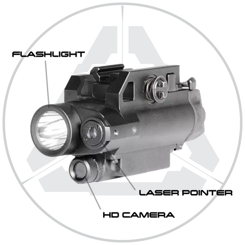 iTACTICALi FLC Flashlight Laser & HD Camera