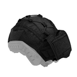 FAST Tactical helmet MOLLE cover with battery counterweight