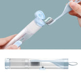 Portable Toothbrush with Toothpaste Container