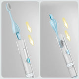 Portable Toothbrush with Toothpaste Container