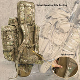 Tactical 80L Capacity Military Rifle Rucksack