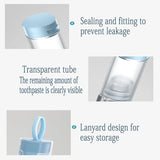 Portable Toothbrush with Toothpaste Container