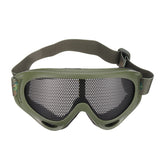 Tactical Eye Protection Airsoft Safety Metal Mesh Glasses