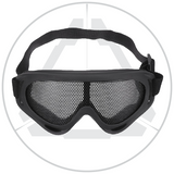 Tactical Eye Protection Airsoft Safety Metal Mesh Glasses
