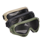 Tactical Eye Protection Airsoft Safety Metal Mesh Glasses
