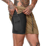 Double Layer Multi-Purpose Quick Dry Training Shorts