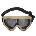 Tactical Eye Protection Airsoft Safety Metal Mesh Glasses